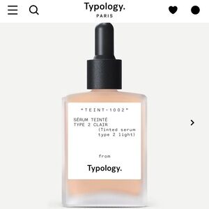 Typology tinted serum shade 2 + charcoal mask (barely used)